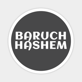 Baruch HaShem Bold Hebrew Style Magnet